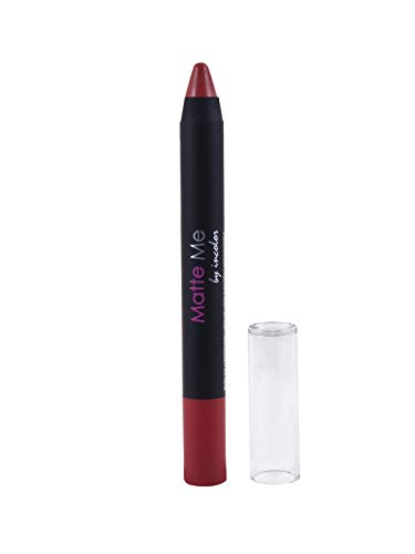 Incolor Matte Me Crayon 13 Seduction WaterProof Long Lasting Smooth Texture Lip Pencil Lipstick 2.3 Gms 3