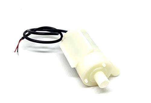 INVENTO 4pcs 3V - 12V Submersible & Non-Submersible Water DC Pump Horizontal Micro 100 Litre/hr Flow Rate For DIY Projects 5