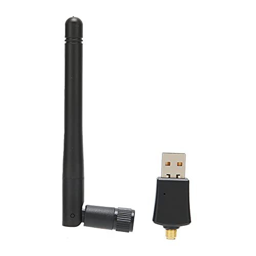 WiFi Adapter 600mbps, Wireless Network Adapter, USB 2.0 WiFi Adapter Receiver Network Card 2.4G 5G Dual Band with Antenna, for Desktop Laptop PC 2