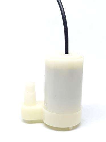 INVENTO 1pcs 3V - 12V DC Submersible Water Pump 25x40x45mm Vertical Micro 120 Litre/hr Flow Rate For DIY Projects 3