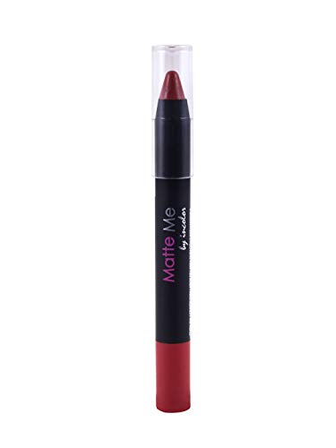 Incolor Matte Me Crayon 13 Seduction WaterProof Long Lasting Smooth Texture Lip Pencil Lipstick 2.3 Gms 4