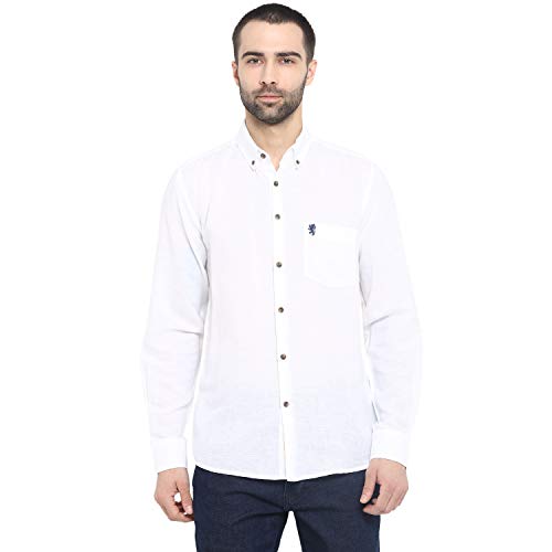 Red Tape Men's Solid Regular fit Casual Shirt (RSF9085_White XL) 2