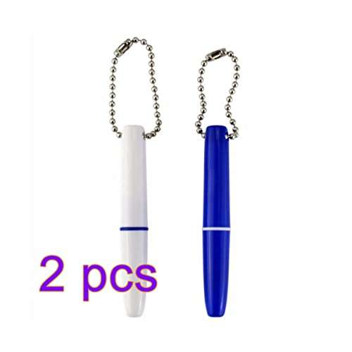 EXCEART 4pcs Portable Mini Travel Plaque and Tartar Remover with Chain Stain Eraser Dental Tooth Pick Interdental Pick Oral Hygiene Tooth Kit 3