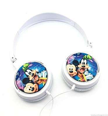 VARNA Cartoon Character Headphone, Stereo Foldable Wired Headset for iPhone iPad iPod Android Cell Phones Laptop Tablet PC Computer 4