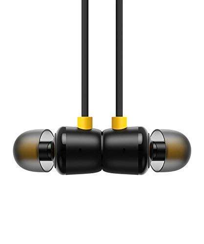 Sachdeal Earphone For ZTE Blade III Pro Universal Earphones Headphone Handsfree Headset Music with 3.5mm Jack Hi-Fi Gaming Sound Music Wired in-line 10mm Powerful Extra Bass Driver and HD Stereo Audio Sound with Mic Volume Control Passive Noise Cancelling Dynamic Ergonomic & Secure-fit Original Best High Sound Quality Earphone R20 A- Black 4