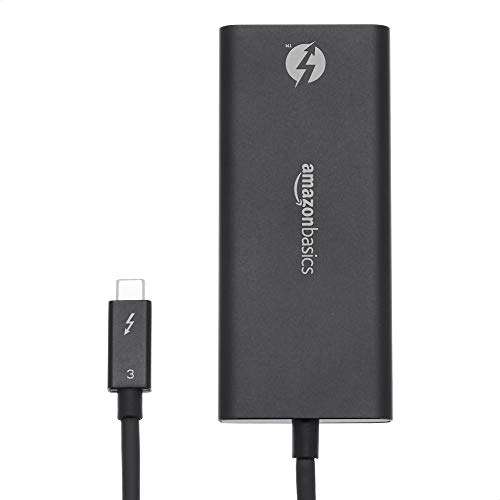 Amazon Basics Thunderbolt 3 to Dual HDMI Adapter (Thunderbolt Certified), 4K@60Hz for iMac, iPad Pro, PC, Laptops 3