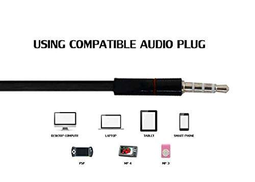 In-Ear Headphone For Lenovo Tab M10 HD Gen 2 In- Ear Headphone | Earphones | Headphone| Handsfree | Headset | Universal Headphone | Wired | MIC | Music | 3.5mm Jack | Calling Function | Earbuds | Microphone| Bass Bost Sound | Flat Wired Earphone| Original Earphone like Performance Best High Quality Sound Earphones Compatible With All Andriod Smartphone, MP3 Players, Mobile, Laptops DX800- Black 6