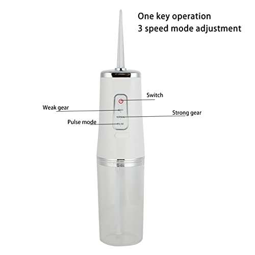 Portable Electric Dental Oral Irrigator, water flosser for teeth, Food Residues Removal White Teeth Cleaning Device 4