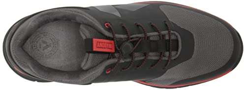 Anodyne Men's No. 22 Sport Runner Sneaker, Black/Red, 10.5 6