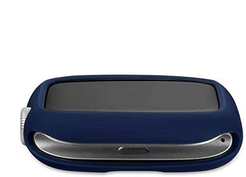 E-CHOICE Matte Soft TPU Ultra-Thin Case Cover Compatible Apple Watch 38MM Series 3 2 1, Midnight Blue 38 MM 5