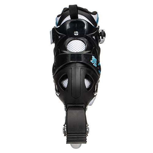 5th Element G2-100 Adjustable Girls Recreational Inline Skates, Black and Pink Rollerblades - 2-4/White-Blue 5