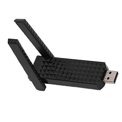 Vbestlife Wireless WiFi Network Card, Dual Band 600Mbps WiFi Network Module Adapter WiFi Card with External Rotating Antenna, for Laptop Desktop 4