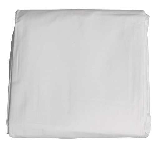 Prism Backdrop by Ravelli 10x20' White Muslin Photo Video Background, 100% Cotton, 150GSM Weight, Flocked on One Side, (9x18’ after pre-shrinkage) 3