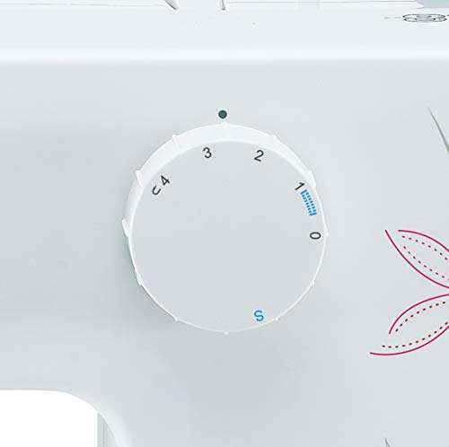 Singer Promise 1412 Automatic Zig-Zag Electric Sewing Machine with 12 Built-in Stitches (White) Metal Frame 4