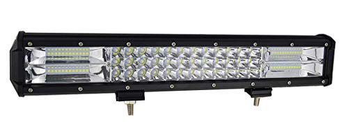 Woschmann Led Bar/Fog Light/Work Light Bar 84 Led 252 Watt 18 Inch Combo Beam Off Road Driving Lamp 1 Pc Universal Fitting Cars Tripple Row 5