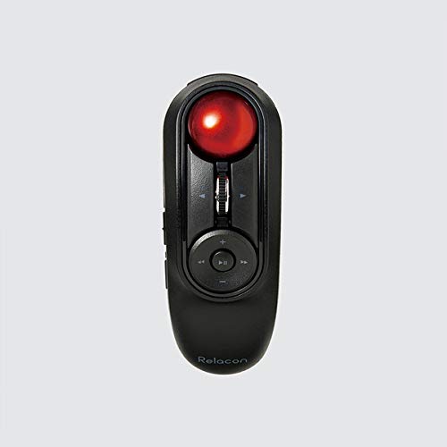 ELECOM Relacon Handheld Trackball Mouse, Thumb Control, 2.4GHz Wirelss, Ergonomic Design, 10-Button Function with Smooth Tracking, Optical Gaming Sensor, Windows11, MacOS (M-RT1DRBK) 5