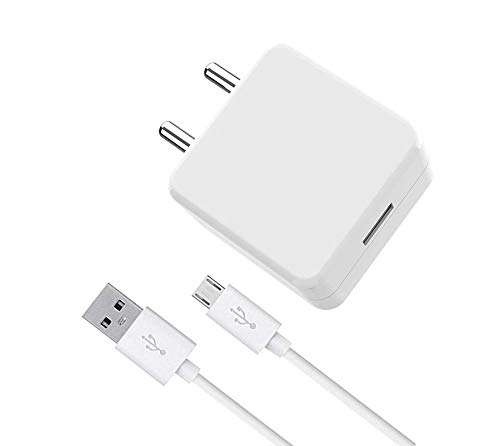 Fast Charger for Samsung Galaxy J7 Prime/ Samsung J7 ( J 7) Prime Charger Adapter Original Like Charger Qualcomm QC 3.0 Quick Charge Adaptive Fast Charging, Rapid, Dash, VOOC, AFC Charger, Fast Hi Speed Power Wall Battery Charger with 1 Meter Micro USB Data Cable(3.0 Amp,DASH, White) 4