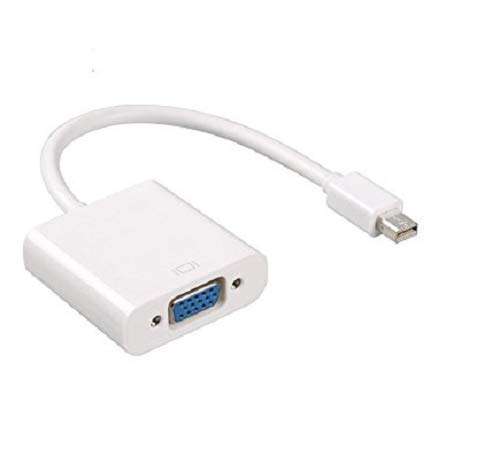 ElectroBee™ Mini DisplayPort to VGA Female Cable Adapter Converter for Mac MacBook Pro Air iMac Microsoft Surface Pro & Pro 2 3 4 etc. 2