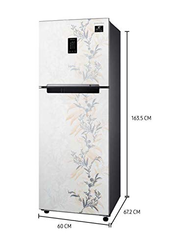 Samsung 314 L 2 Star Inverter Frost-Free Double Door Refrigerator (RT34T46326W/HL, Mystic Overlay White, Convertible) 4