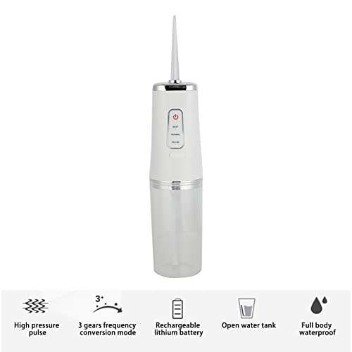 Portable Electric Dental Oral Irrigator, water flosser for teeth, Food Residues Removal White Teeth Cleaning Device 3