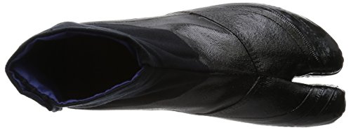 MARUGO Jitsuyou ALL BLACK Japanese Tabi Shoes Black with 5 Clips, 25.5cm 6