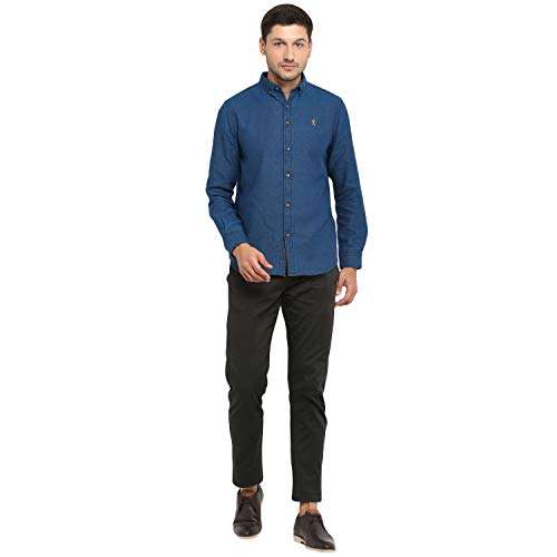 Red Tape Men's Solid Regular fit Casual Shirt (RSF9144A_Turquoise S) 6