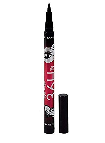 Girl's Heaven Waterproof Eyeconic Kajal Liquid Eyeliner Pencil Long Lasting Up To 36 Hours (Natural Black) (Set of 1) 3