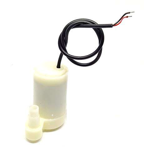 INVENTO 1pcs 3V - 12V DC Submersible Water Pump 25x40x45mm Vertical Micro 120 Litre/hr Flow Rate For DIY Projects 2