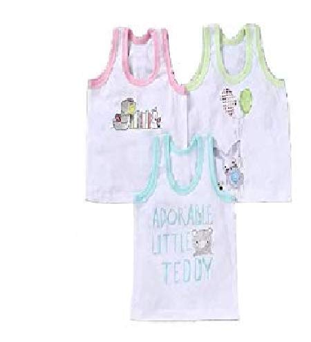 Gilli Shopee Baby Boy & Girls Vest Printed Sleeveless Inner Wear/Baby Baniyan/Vest for Baby Innerwear (3-6 Months) 4