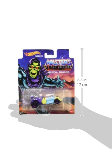 Hot Wheels Character Cars Skeletor Toy Vehicle for Children Ages 3+ 4