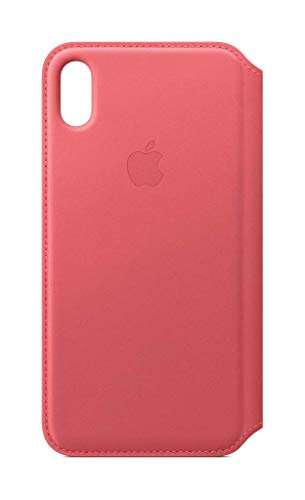 Apple Leather Folio (for iPhone Xs Max) - Peony Pink 2