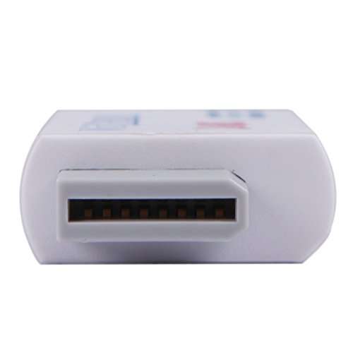 HDE Wii to HDMI Converter [Includes 1080p HDMI Cable 10ft] Wii 2 HDMI Adapter Output Video Audio with 3.5mm Jack Audio, Supports all Wii Display Modes 6