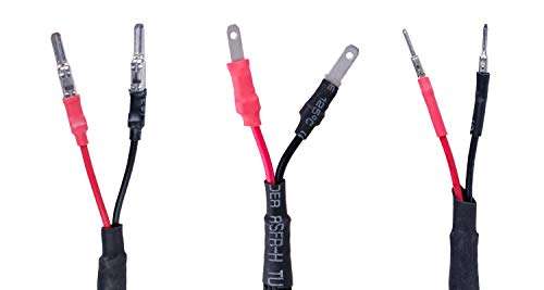 Xislet 15" Radar Detector Hardwire Power Cord Mirror Wire Plug Tap Compatible with Escort Valentine One Uniden Beltronics with Inline Fuse Mount RJ11 - Set of 3 6