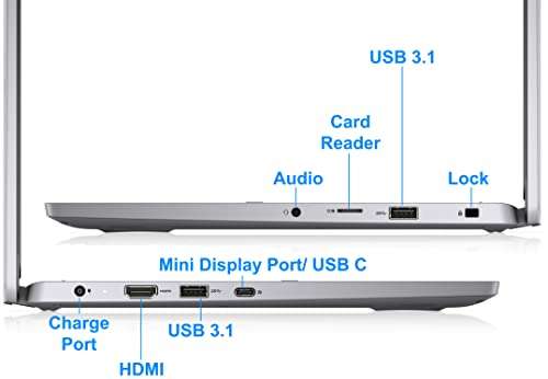Dell Latitude 3310 Laptop 13.3" Touchscreen 2 in 1 Computer, Intel i5-8365U, 16GB RAM, 1TB NVMe SSD, AC Wi-Fi, Bluetooth, Card Reader, Webcam, HDMI, USB Type-C Mini-DisplayPort - Windows 11 Pro 3