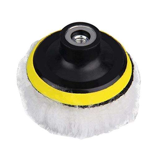 DIY Crafts 3" inch 80mm Compound Drill Buffing Sponge Pads(Polishing Pads, 1 Woolen Buffer and 1 Thread Drill Adapter, M10 Universal Adopter Choice Available (Design # No 2, Pack of 11 Pcs) 4