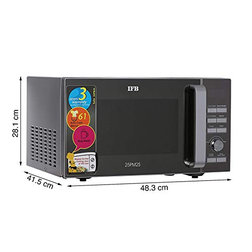 IFB 25 L Solo Microwave Oven (25PM2S, IFBJ0, Silver) 3