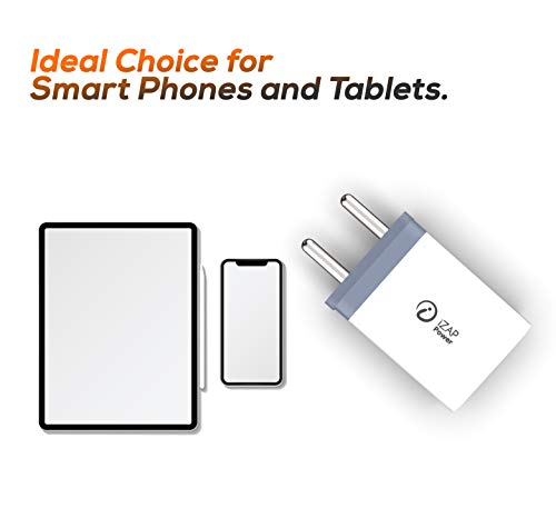 iZAP Power 2.4 Amp Dual Port Charger Adapter | Fast Charging | CH-203 with 1m Charging Wire | 1 Year Warranty 5