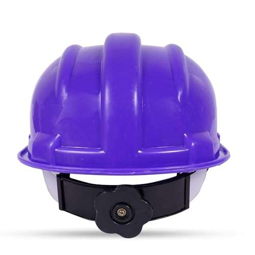 Aktion AK H02_WHT Safety Helmets Rachet Type, Color: Blue, Pack of 10, IS 2925:1984 5