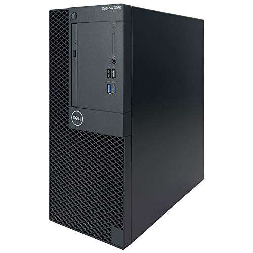Dell OptiPlex 3070 MT Tower Desktop Computer - 9th Gen Intel Core i3-9100 Quad-Core CPU up to 4.20GHz, 32GB DDR4 Memory, 1TB SSD + 1TB Hard Drive, Intel UHD Graphics 630, DVD Burner, Windows 10 Pro 4