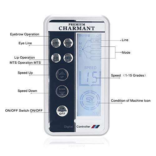 4beauty Electric Digital Tattoo Machines Permanent Makeup Cartridge Needles Pens Cosmetic Kits for Eyebrows, Lips, Body Tattoo 4