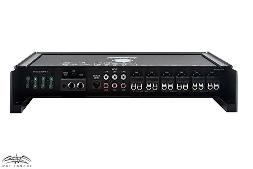 Wet Sounds Sinister SDX6 6-Channel Amplifier & Stinger 3-Meter 4-Gauge Amplifier Wiring Kit w/RCAs 5