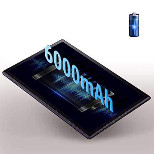 10.1 inch Tablet, Android OS Tablet with 2 GB RAM and 32 GB Storage, Quad-Core Processor, 6000mAh Battery, 10.1" IPS HD Display, Wi-Fi, GPS, FM, Black 6