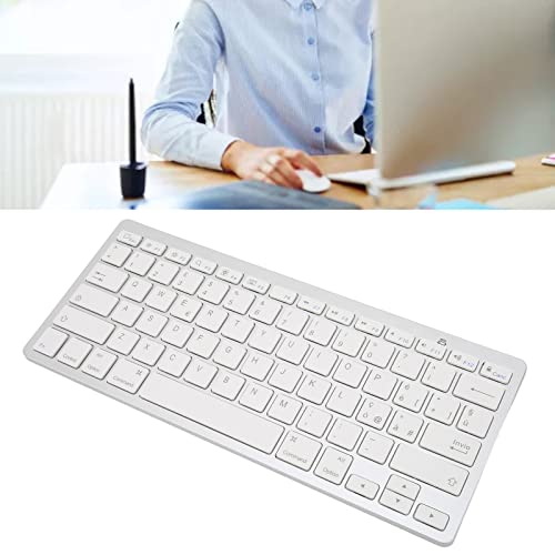 Mini Bluetooth Keyboard, 78 Keys Ultra Slim and Compact Wireless Keyboard, Portable External Keyboard for Laptop Tablet Computer (Italian) 6