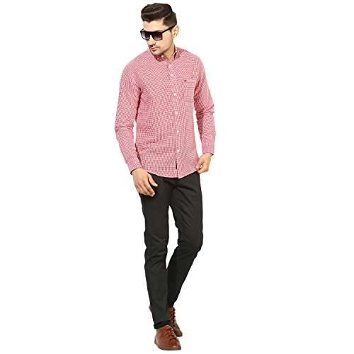 Red Tape Men's Solid Regular fit Casual Shirt (RSF8898A_Red 2XL) 6