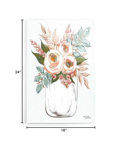 Epic Art 'Floral Jar' by Michele Norman, Acrylic Glass Wall Art, 16"x24" 5