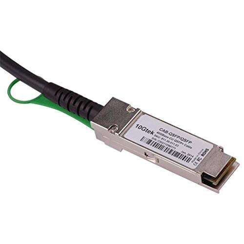 40G QSFP+ DAC Cable - 40GBASE-CR4 Passive Direct Attach Copper Twinax QSFP Cable for HPE JG327A Device, 3-Meter(10ft) 5