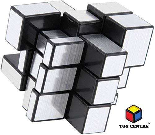 Toy Centre Super Speed Mirror Cube 3x3 Cube High Speed Stickered Silver Mirror Magic Cube 3x3 Mirror Cube Brainstorming Puzzle Game Toy (Silver Mirror Cube) 5