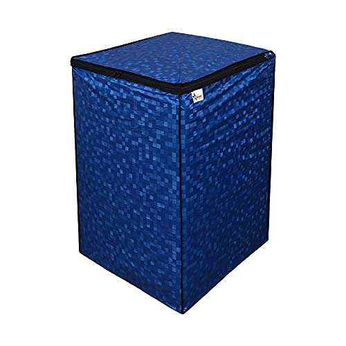 Star Weaves Washing Machine Cover for Fully Automatic Top Load LG T72CMG22P 6.2Kg Model - Waterproof & Dustproof Cover, Dark Blue Color 4