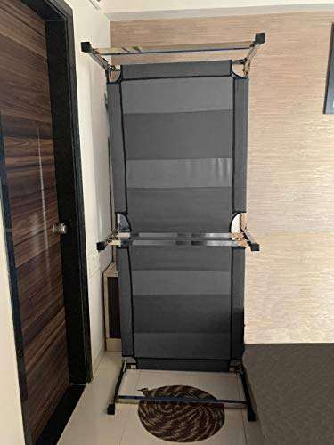 Gitesh Foldable Bed for Sleeping Khatlo Single Folding Platform Bed Portable Bed for Sleeping Beds for Guest Camp Bed (Set of 1 pcs) 6