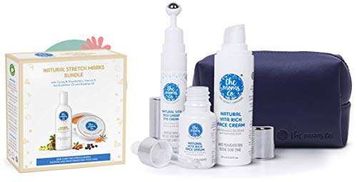 The Moms Co. 24 Hour Skincare Starter Kit, 50 ml and The Moms Co. 7 in 1 Natural Stretch Bio Oil (100ml) and Natural Body Butter (100g) For Preventing Stretch Marks 2